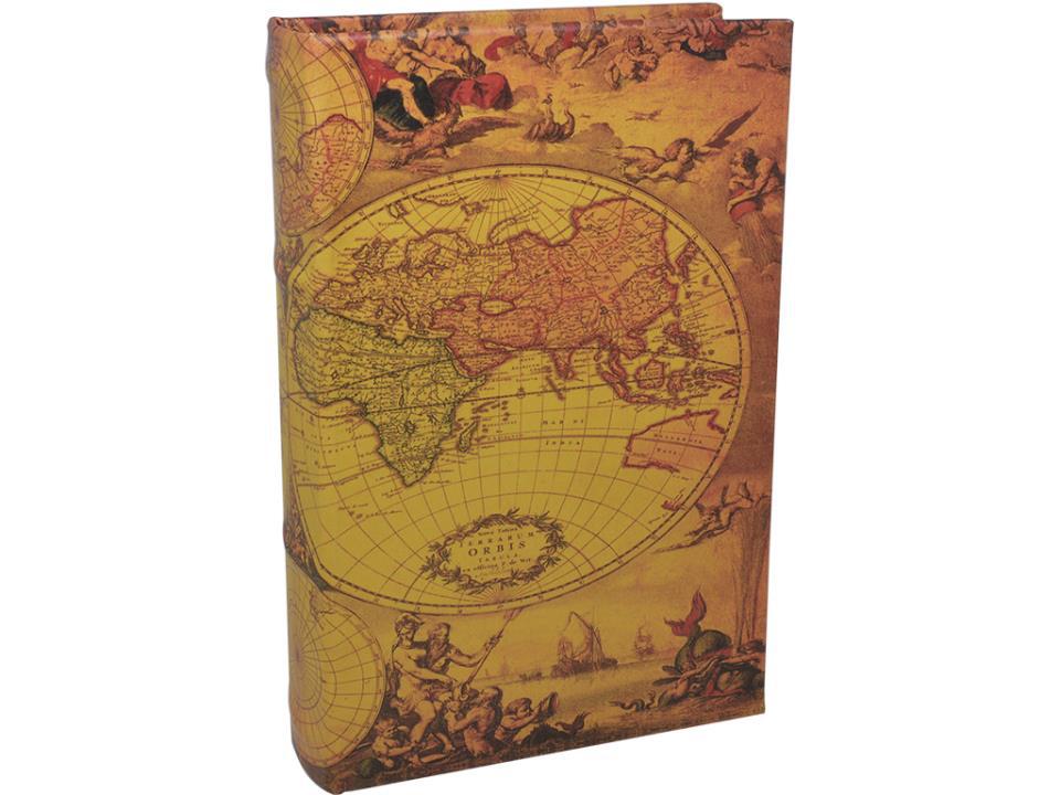 HUCHA CAJA FUERTE LIBRO 16X24 MAPAMUNDI THE WORLD - Heracles