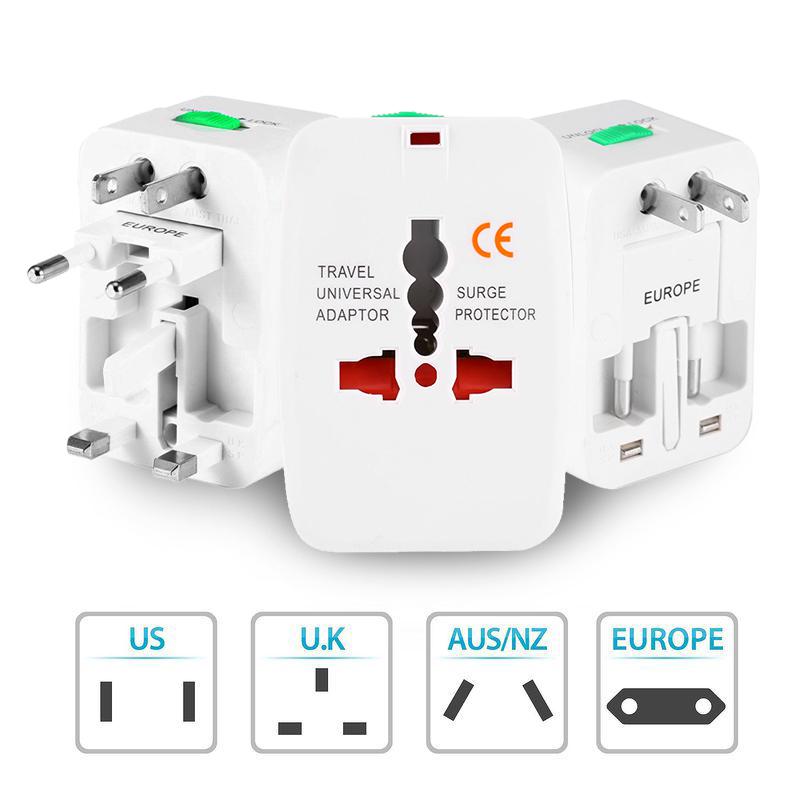 Cubo Adaptador Viajero Universal Usa /europa / Uk