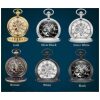 RELOJ BOLSILLO CUERDA CIRCULOS COLORES SURTIDOS