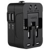 ADAPTADOR UNIVERSAL BLANCO CON 2 USB