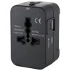 ADAPTADOR UNIVERSAL BLANCO CON 2 USB