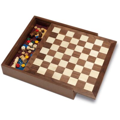 MULTIJUEGOS 5 EN 1 MADERA 30X30 CM