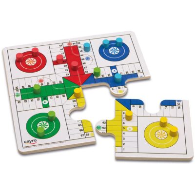 PARCHIS-OCA MODELO PUZZLE DE VIAJE EN CAJA LATA