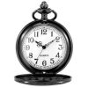 RELOJ BOLSILLO CUARZO TAPA REPUJADA PLATA O BRONCE