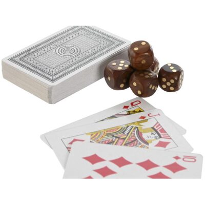 AJEDREZ MULTIJUEGOS MADERA ESCALERA  CARTAS DADOS