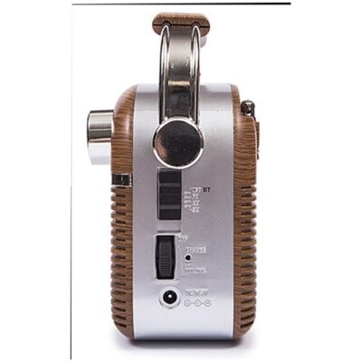 RADIO BLUETOOTH VINTAGE  MADERA  DIAL ANALO