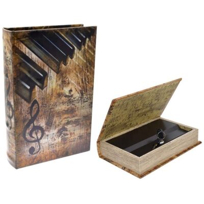 HUCHA CAJA FUERTE MUSICA PIANO-CLAVE