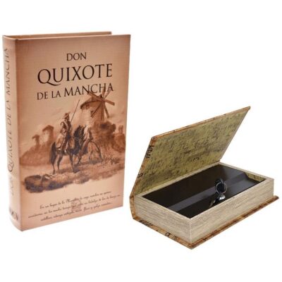 HUCHA CAJA FUERTE QUIJOTE-SANCHO-MOLINOS