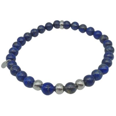 PULSERA I ELASTICA BOLAS AZULES