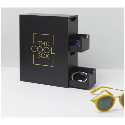 CAJA GUARDA GAFAS CAJONES THE COOL BOX