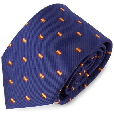 CORBATA MICRO-FIBRA ROYAL BANDERA